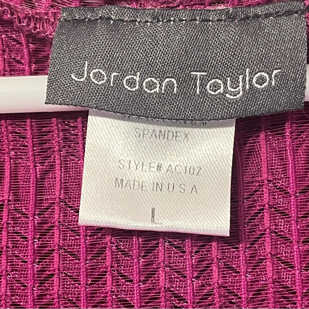 Jordan Taylor Magenta Pink Hooded Swimsuit Cover-up L made in USA - Picture 5 of 10